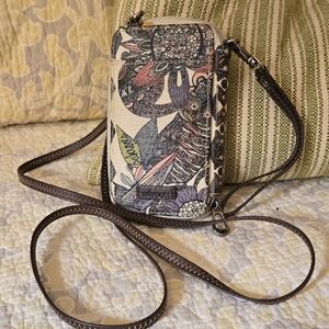SakRoots Artistic Pattern Crossbody Bag